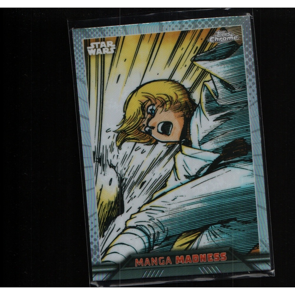 2023 Topps Chrome Star Wars Manga Madness Luke Skywalker MM-15 Insert Card